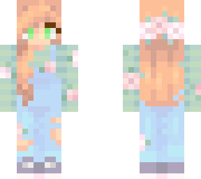 spring blonde girl