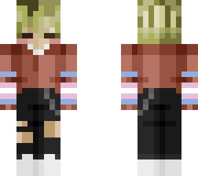 trans blond boy