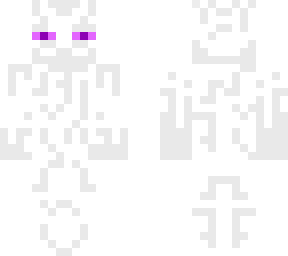 White enderman that actually has detail unlike the others | Minecraft Skin