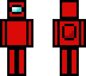 among us red ( with hands )