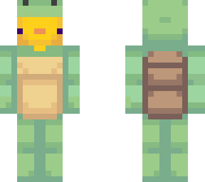axolotl in turtle onsie