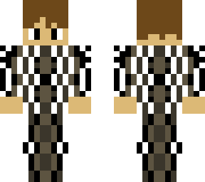 black, white, and grey man