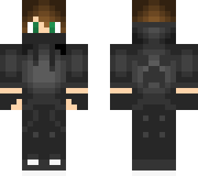 black and grey skin