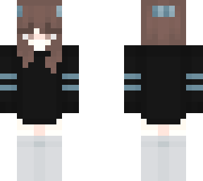 black/blue girl