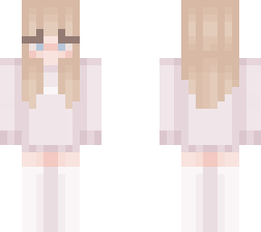blonde sweater girl