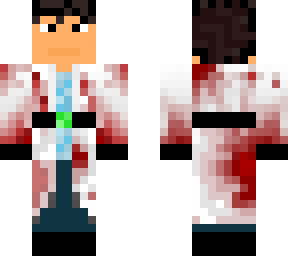 bloody labcoat