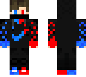 blue and red nike kid