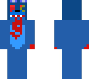 bonnie with blood and mucus leaking from his mouth