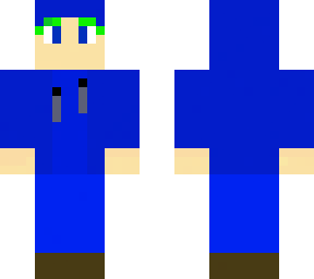 boy whith a blue hoodie