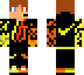 cool nike boy with fire logo