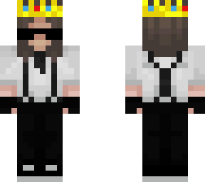 damn anorly but with a crown and glasses