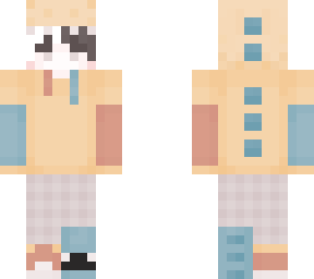 dino hoodie split hair - og skin by getter2012