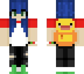 dreamsmp inspired girl skin