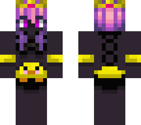 ender girl swimsuit with a rubber ducky floaty