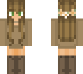 flower sweater girl