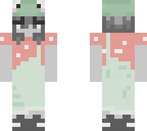 frog ghost in overalls
