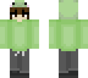 girl in frog hoodie :0