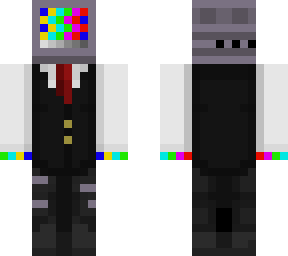 glitch tv in suit