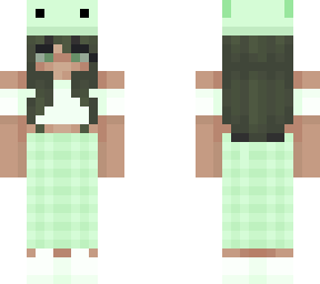 green hair axolotl *not mine*