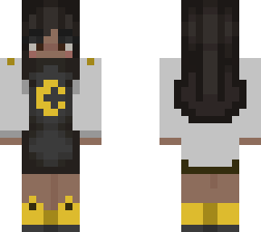 moon theme witch girl
