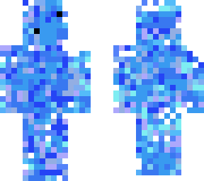 multi, mixed - color skin : blue shade