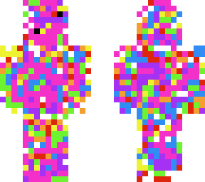 multi, mixed - color skin - color blast