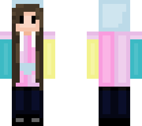 my *normal* skin (with colorful sweatshirt)