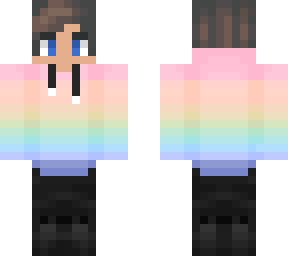 pastel rainbow hoodie