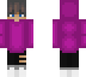 pink hoodie