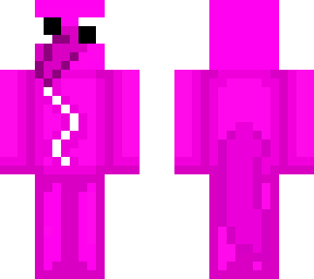 pink worm on a string