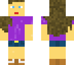 purple girl.