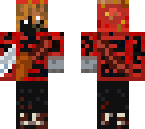 quiet boy (with ripped dark red and black shirt)