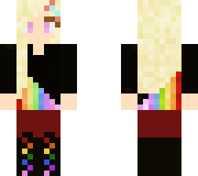 rainbow girl