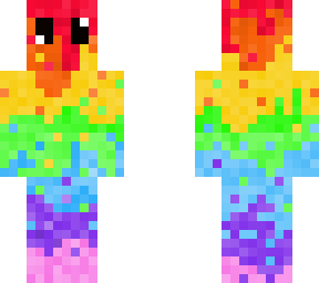 rainbow skin