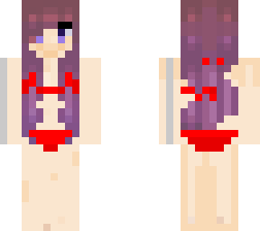 red bikini