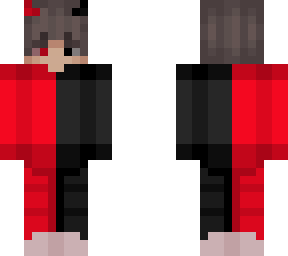 red n black demon skin
