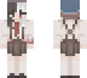 split dye quackity girl skin