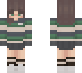 stripey green