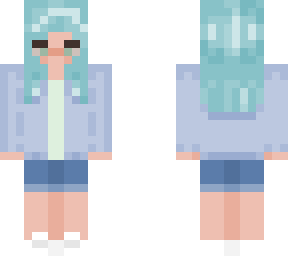 teal hair