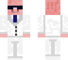the pig in white