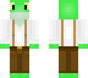 undressed frog