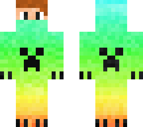 yo con traje de creeper