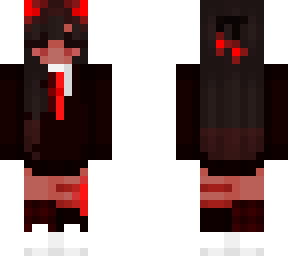 *red neon tie girl*