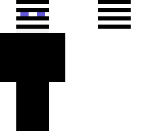 black and white