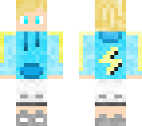 blonde adidas jumper boy (blue, yellow, white)