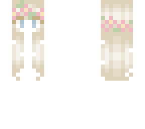 blonde flower crown