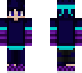 blue and purple