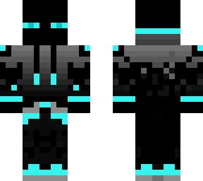 blue enderman in hoodie