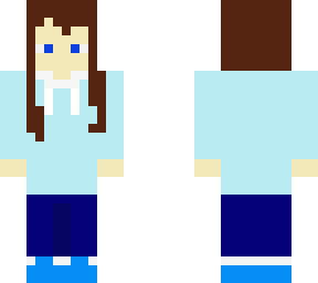 blue girl