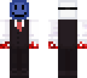 blue masked man